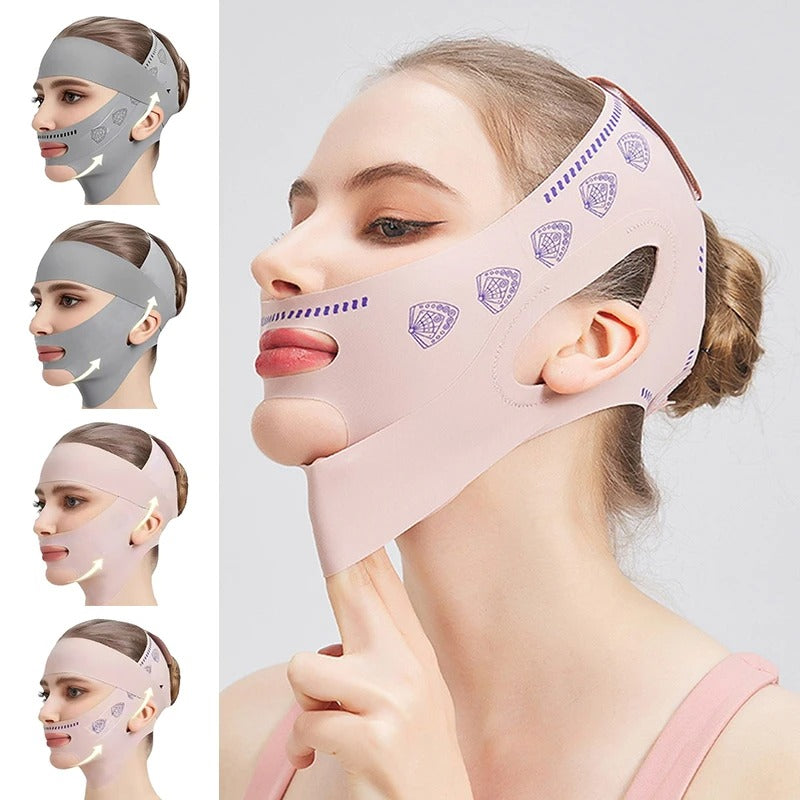 V Line Face Lift Bandage, Adjustable Lifting Belt Facial Mask Tool for Women