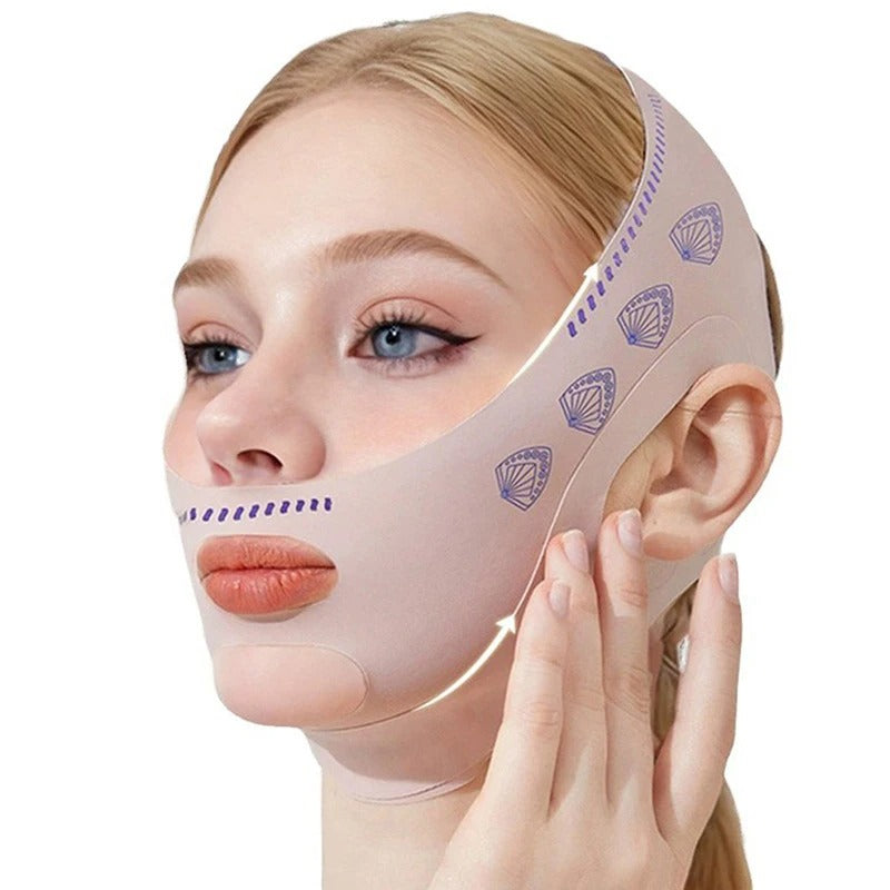 V Line Face Lift Bandage, Adjustable Lifting Belt Facial Mask Tool for Women
