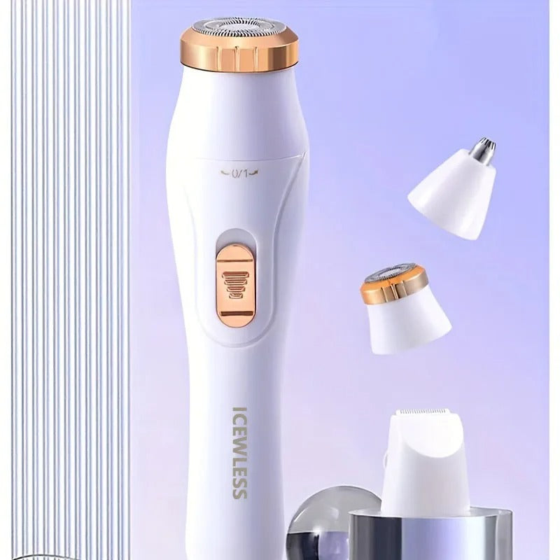 Electric Hair Trimmers for Women Waterproof Razor Painless Private Body Hair Removal