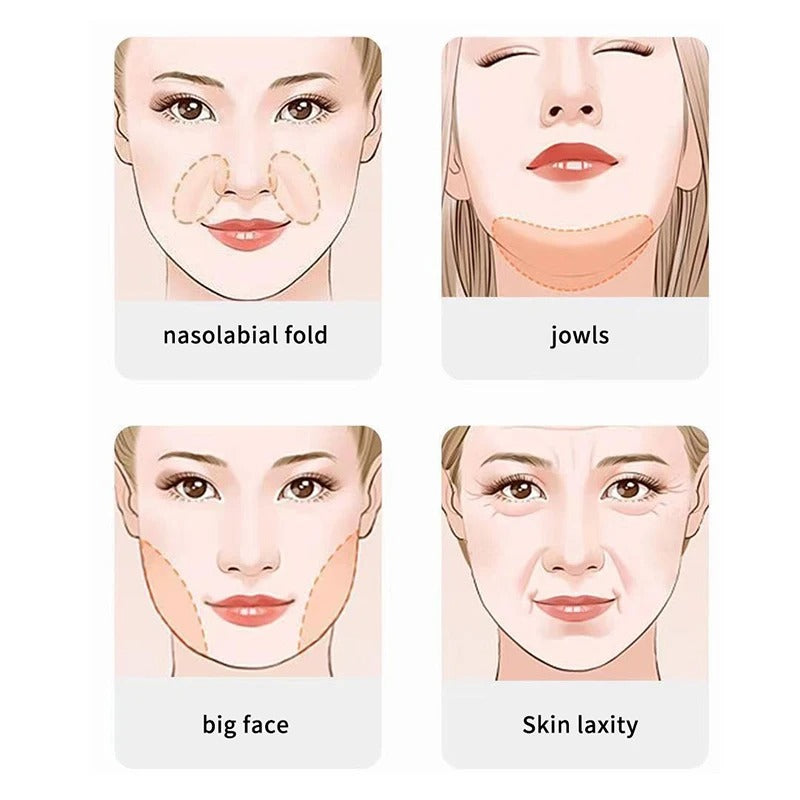 V Line Face Lift Bandage, Adjustable Lifting Belt Facial Mask Tool for Women