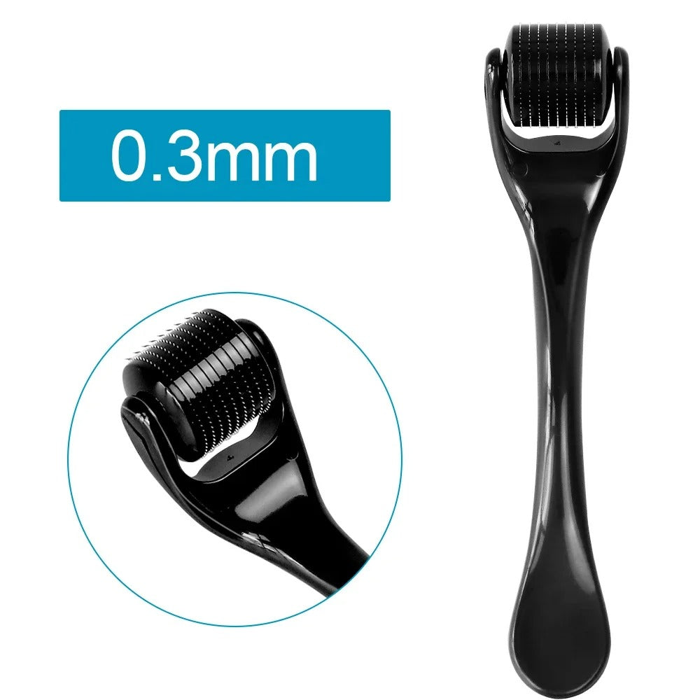 0.3mm Derma Roller for Hair Growth Facial Skin 540 Microneedles Cosmetic Needles Beauty Tool for Women