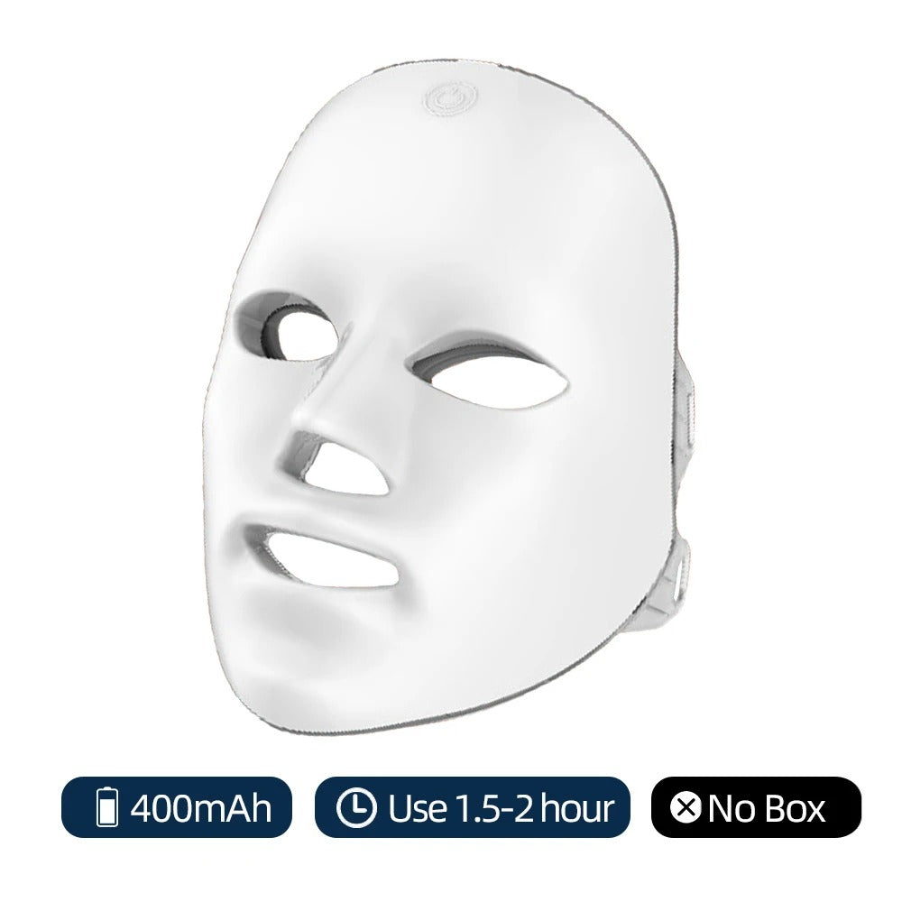Wireless Rejuvenation LED Mask 7 Color LED Face Mask Photon Skin Firming Anti Aging  Beauty Mask Machine
