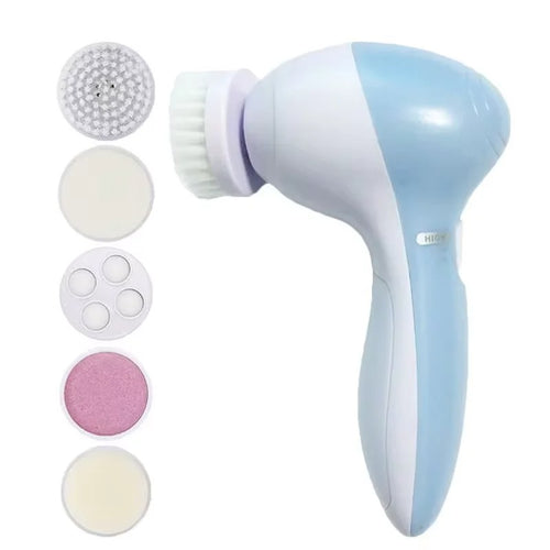 Electric 5 IN 1 Electric Facial Cleaner Brush Wash Machine Spa Skin Care Massage